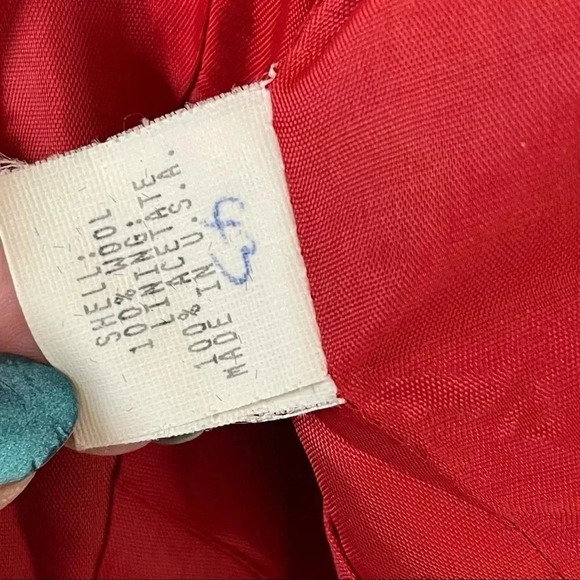 CLIFFORD & Wills Vintage‎ Red Wool Blazer - Picture 3 of 6